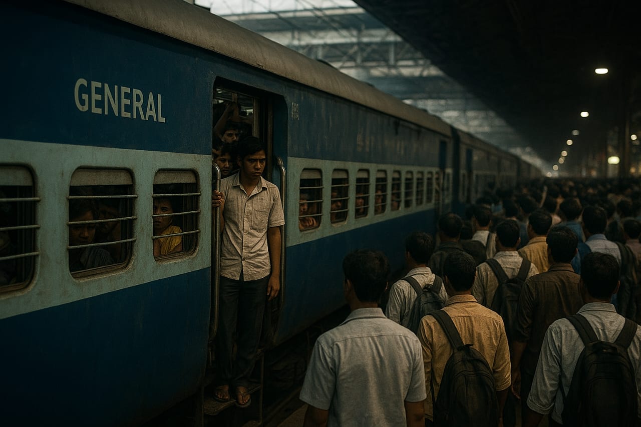 भीड़, पसीना और आंसू: जनरल डिब्बे की एक अधूरी कहानी